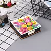 5D DIY PU Diamond Art Note Box with 160 Sheets Paper Mosaic Kit (Butterfly)