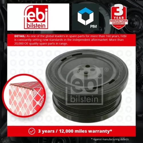 Crankshaft Pulley fits BMW 525D E39 2.5D 00 to 04 Belt 11232247886 11232247890 Parts