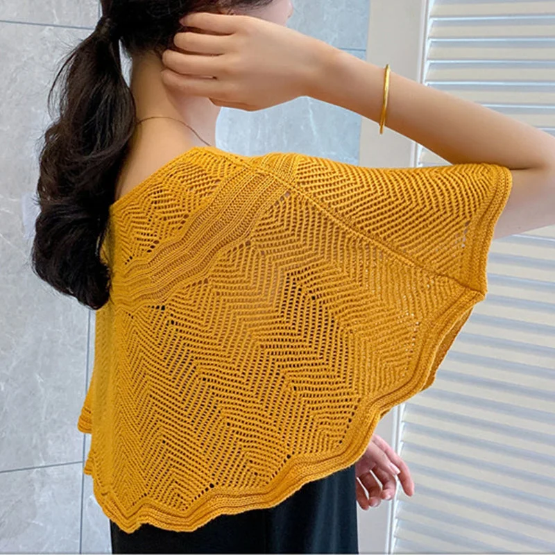 Knitted Sunproof Shawl