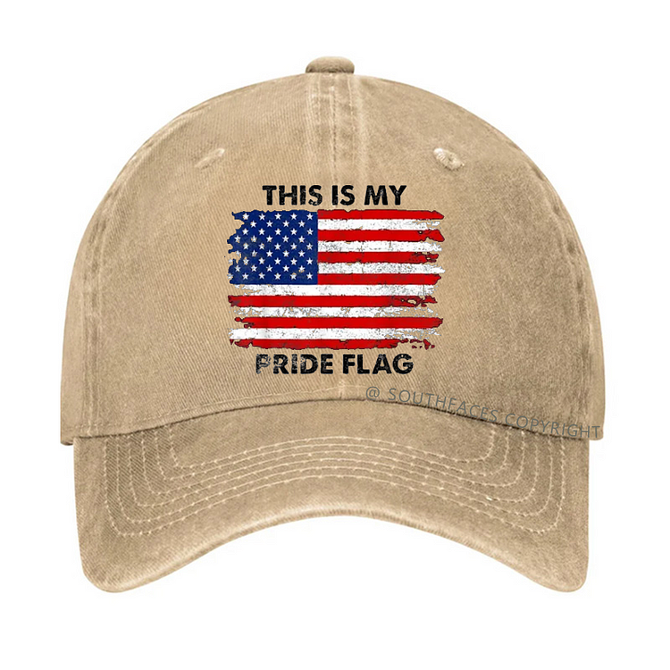 This Is My Pride Flag USA Flag Print Hat