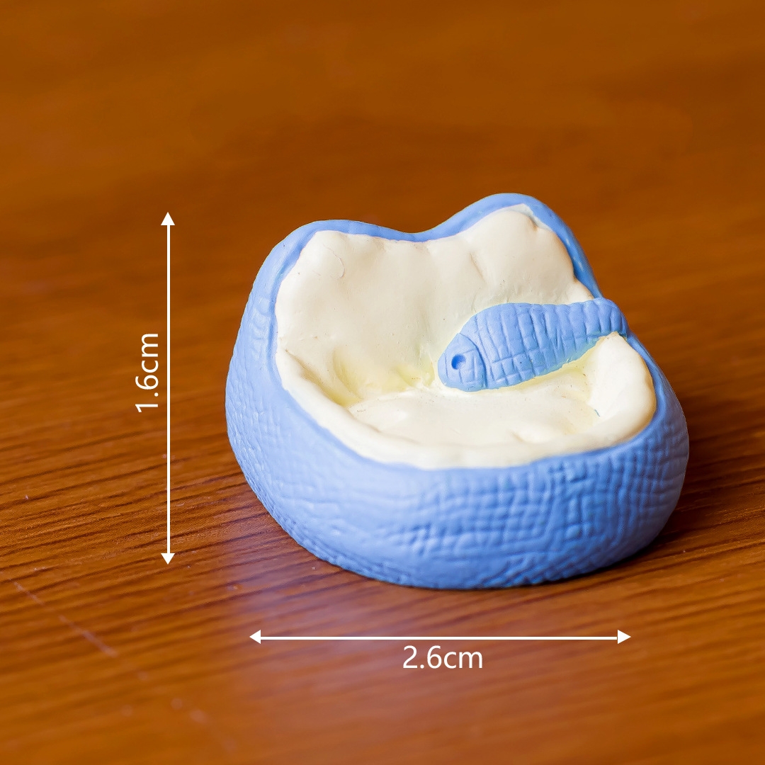 Mini Cat & Cat Bed Resin Charm