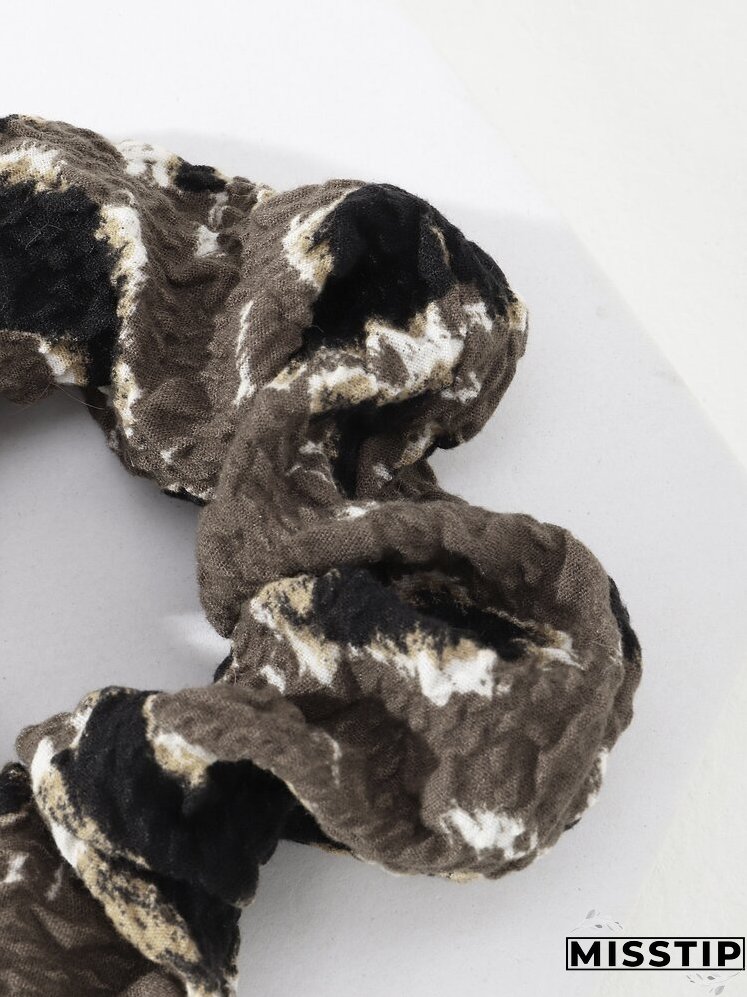 Color Block Scrunchie