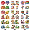 6Pcs Diamond Painting Acrylic Color Elements Fridge Magnet for Fridge Whiteboards