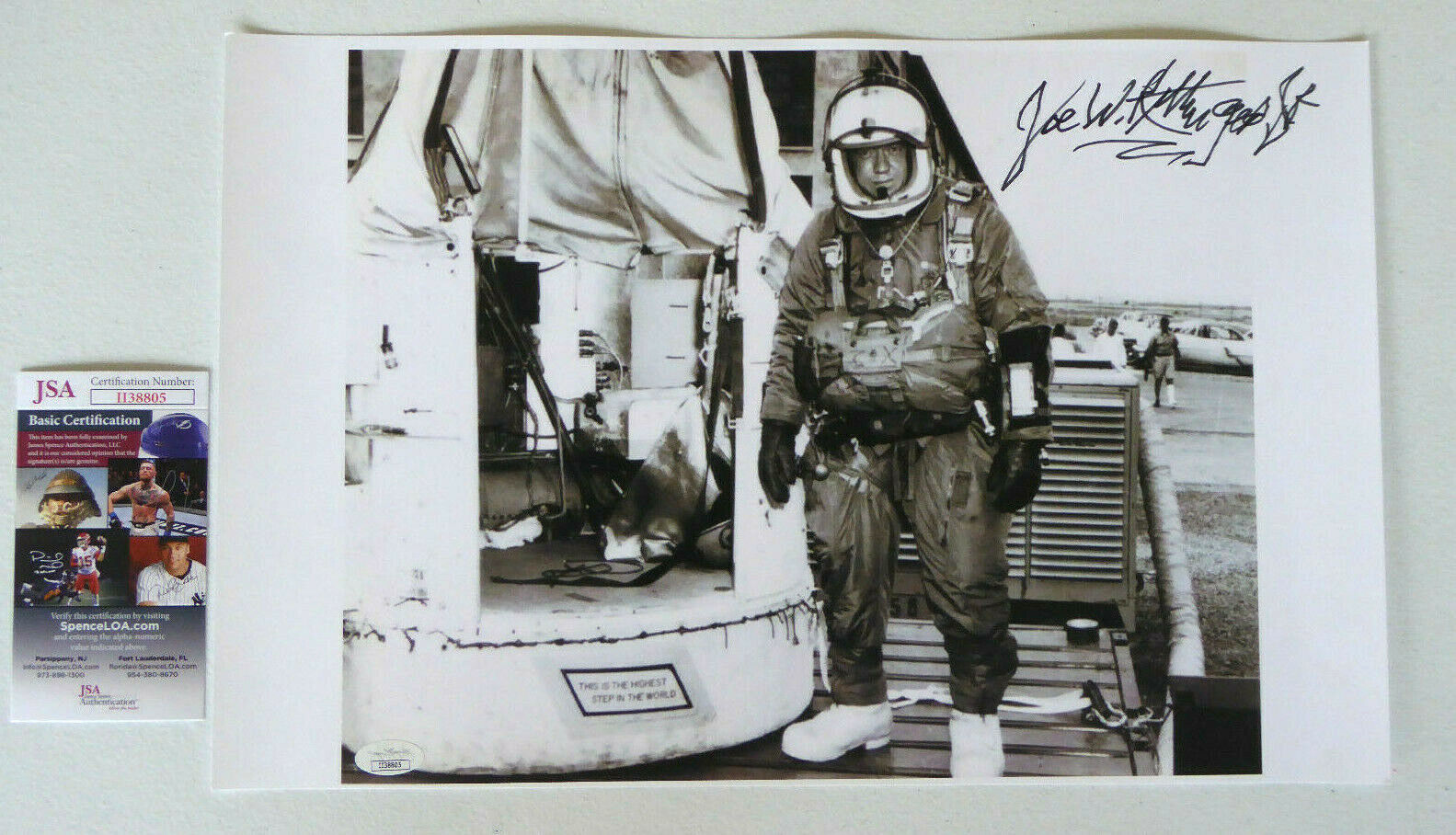 Joe Kittinger Authentic Signed 11x17 Photo Poster painting Autographed, Aviation, Space, JSA COA