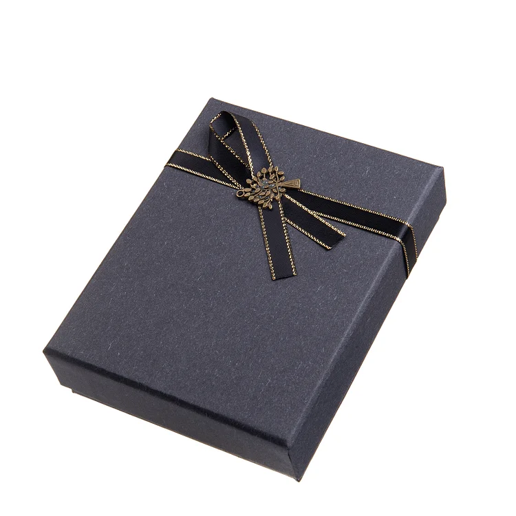Brieftasche Schwarz Verpackung Geschenkbox
