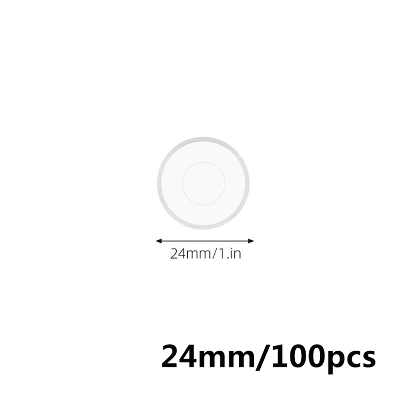 100pcs Super Clear Binding Disc Loose Leaf Planner Disc Bound Notebook Discs Journal and Planner Mushroom Binder Disc Binders