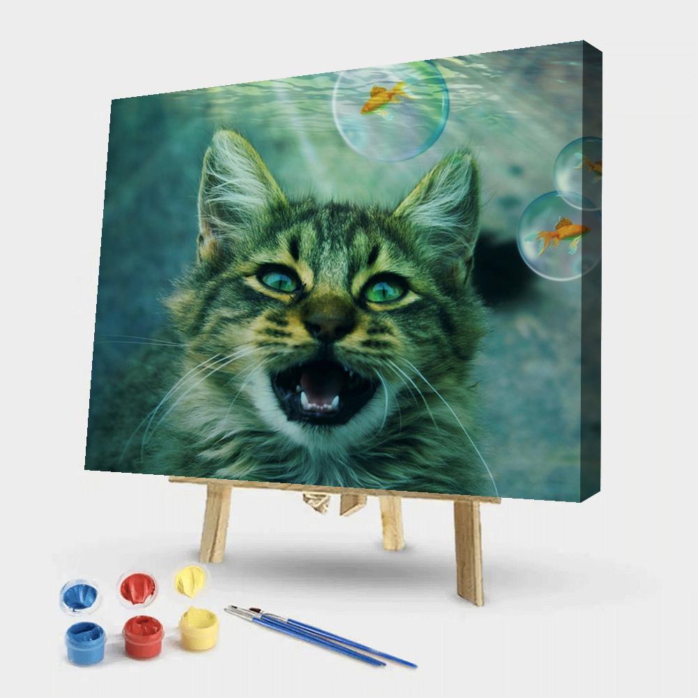 Cat - Painting By Numbers - 50*40CM gbfke