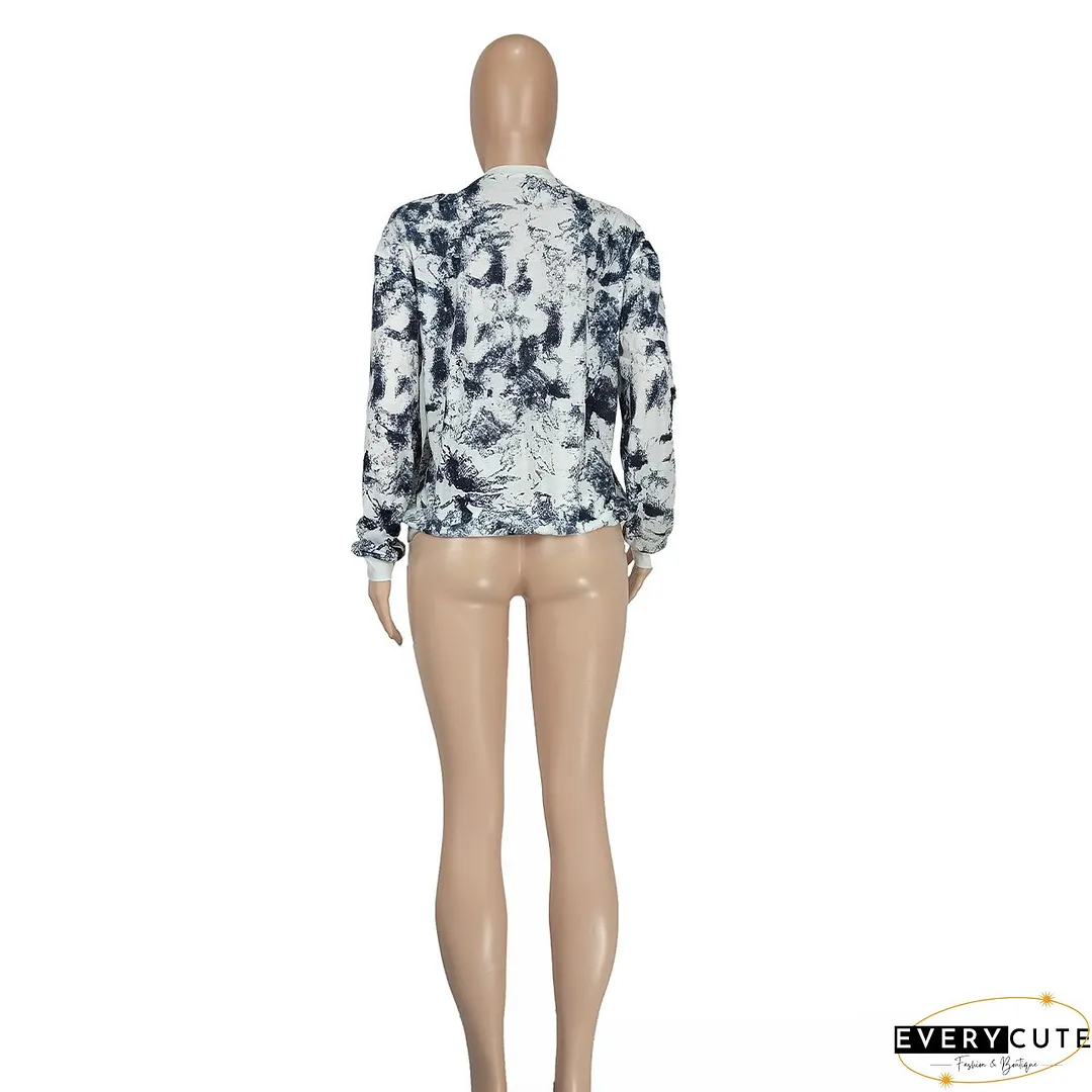 Fashion Casual Printed Long Sleeve Women's T-Shirt Women's Clothing