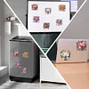(US Local)6Pcs Acrylic Bouquet Diamond Painting Fridge Stickers for Fridge Whiteboards