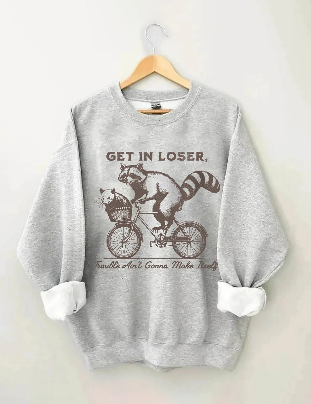 Funny Raccoon & Opossum Sweatshirt