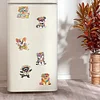 6pcs Acrylic Special Shape Dog Diamond Painting Fridge Magnet