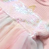Spring Autumn Baby Kid Girl Princess Unicorn Dresses