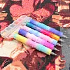 Colored Flower Diamond Painting Paint Drills Pen Set with 5 Nibs, DIY Diamond Accessories