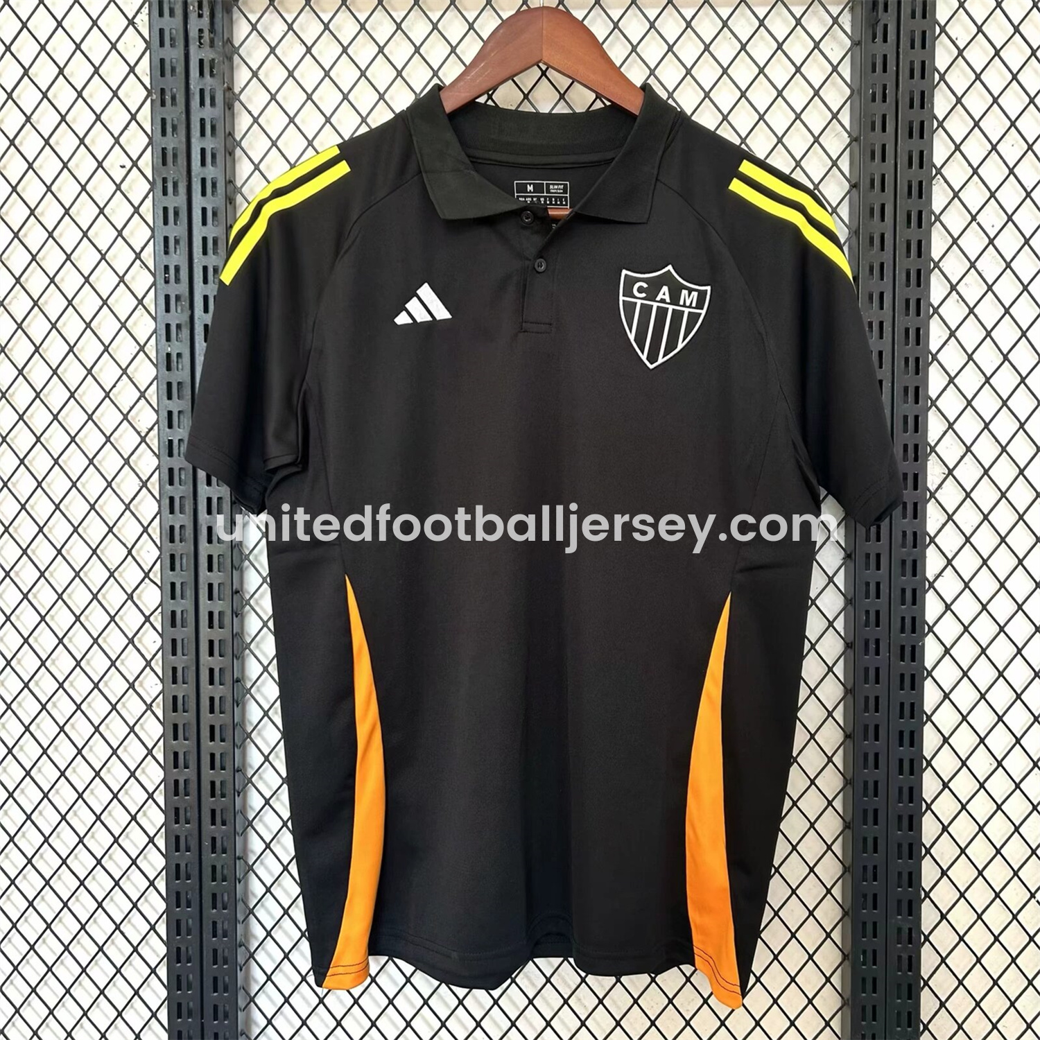 Atletico Mineiro 24-25 Black Training Jersey with Polo Collar - Fans Version
