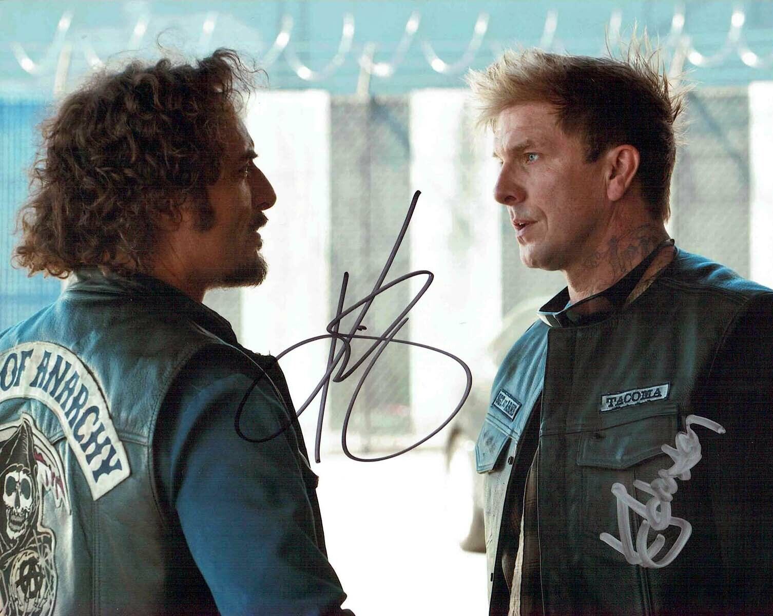 Kenny JOHNSON & Kim COATES SIGNED Sons of Anarchy TV Series Photo Poster painting AFTAL RD COA