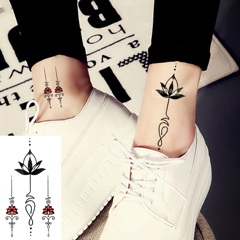 Waterproof Temporary Tattoo Sticker Shark Big Fish Anchor Sea Animal Body Art Flash Tatto Fake Tatoo for Women Men