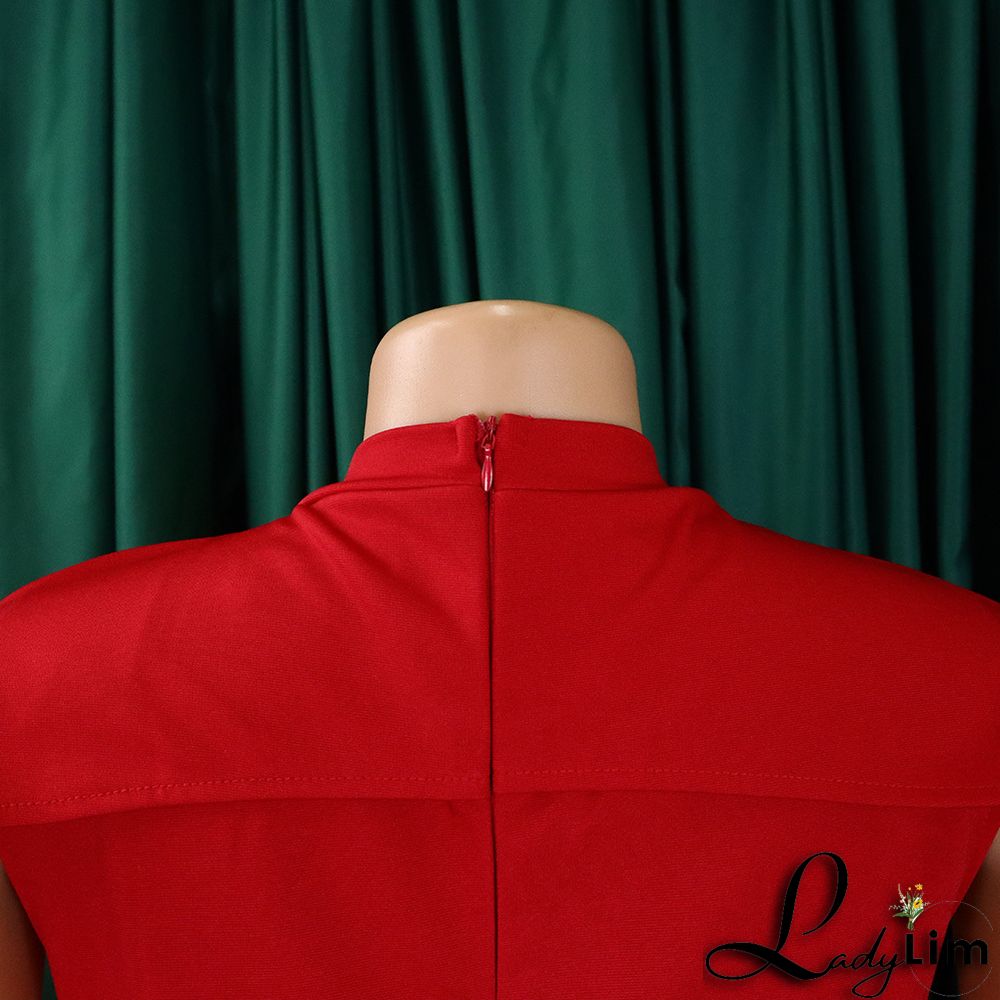 Ladies Africa Summer Elegant Short Sleeve Bodycon Dress