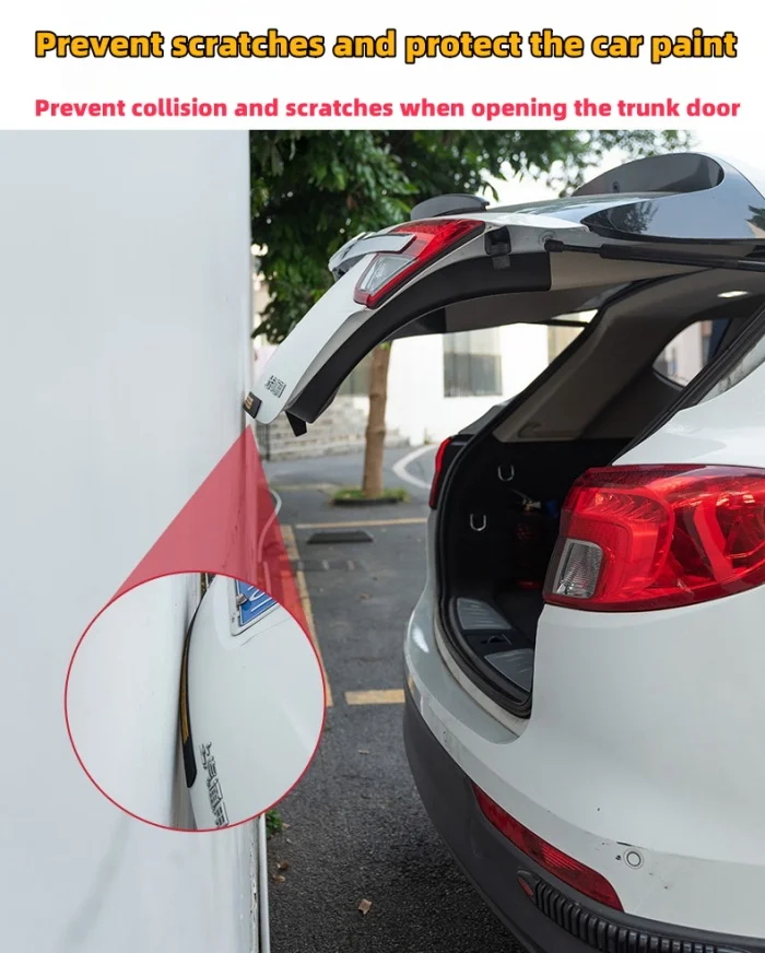 Car Anti-rear-end Reflective Strips Car Trunk Anti-collision Anti-scratch Soft Glue