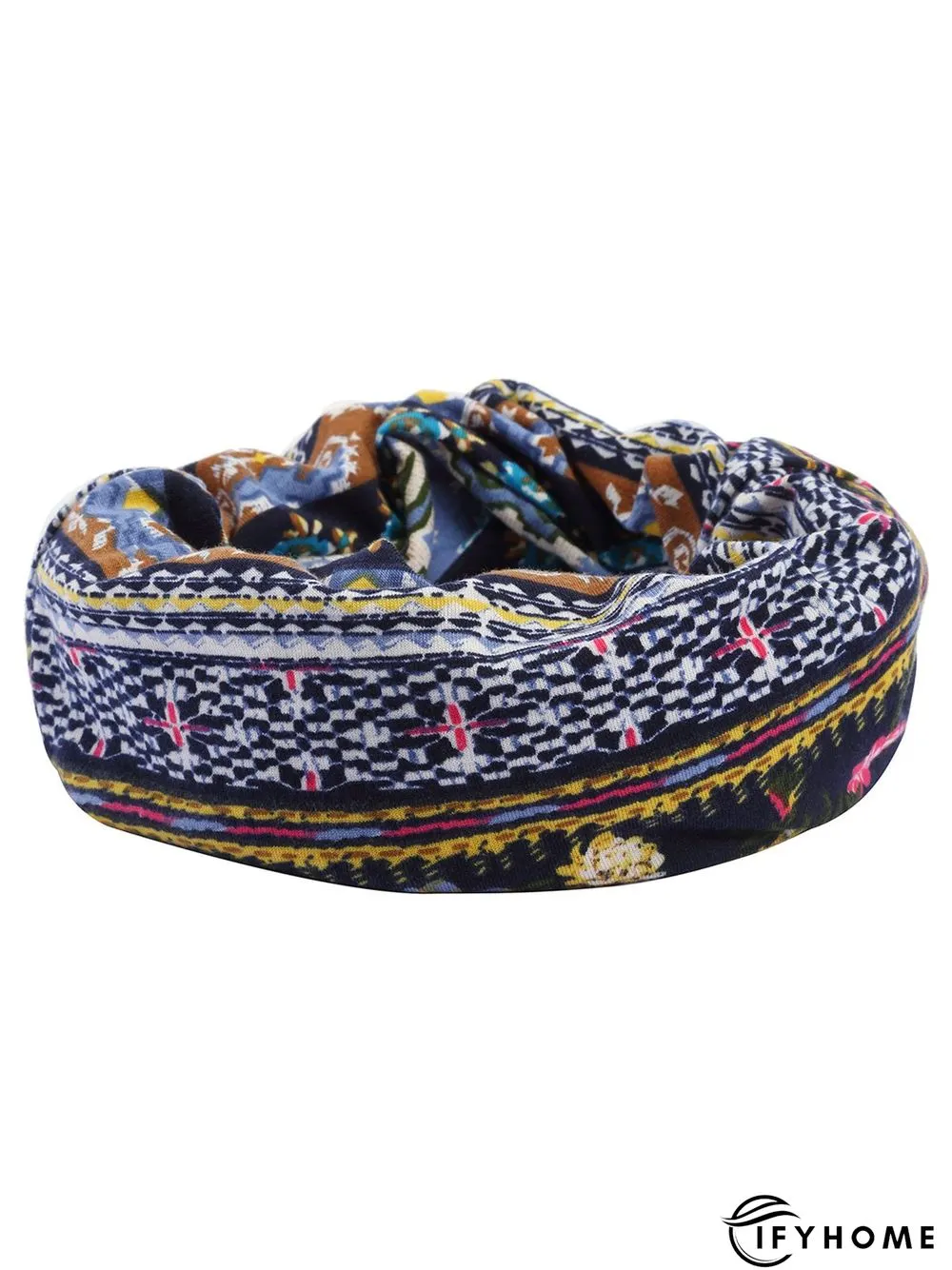 Vintage Paisley All Season Printing Household Style Polyester Cotton Turban Regular Hat | IFYHOME