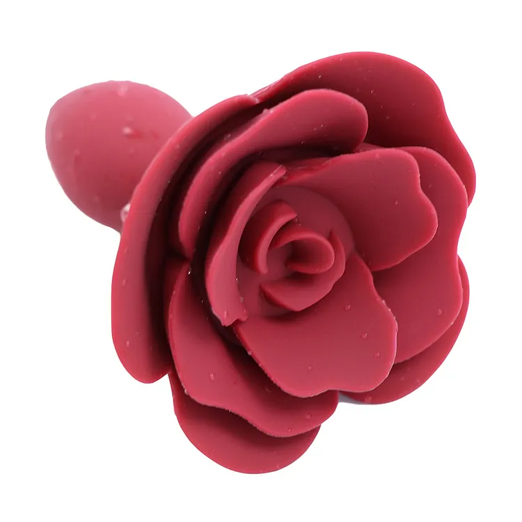 Rose Silicone Anal Plug