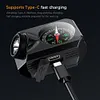 LED Wristwatch Flashlight Rechargeable Torch Light Watch for Outdoor Running