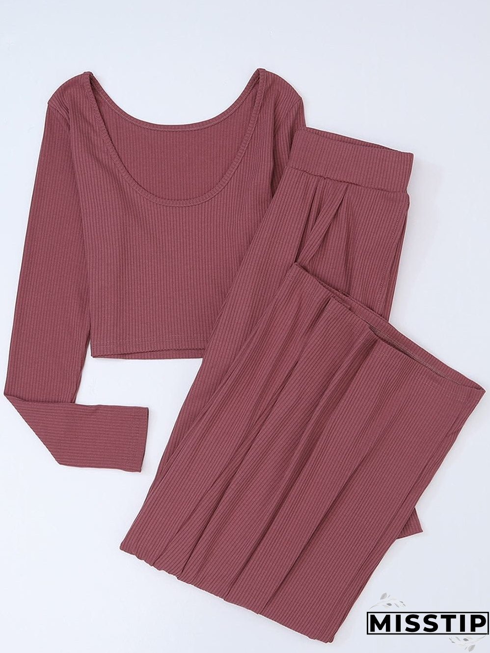 Comfortable Knit Set: Perfect for Lounging or Going Out