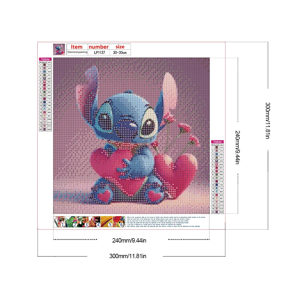 Diamond Painting - Full Round Drill - Stitch(Canvas|30*30cm)