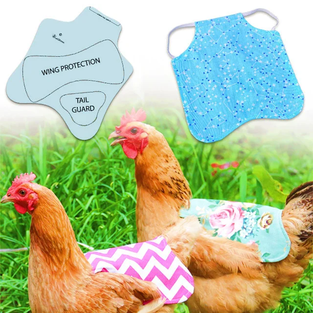 Chicken Saddle Sewing Template