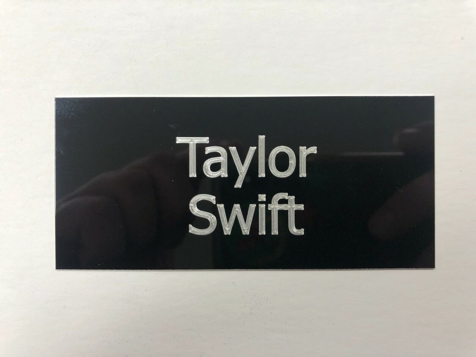 Taylor Swift - 110x50mm Engraved Plaque for Signed Photo Poster painting, CD, Music, etc Display