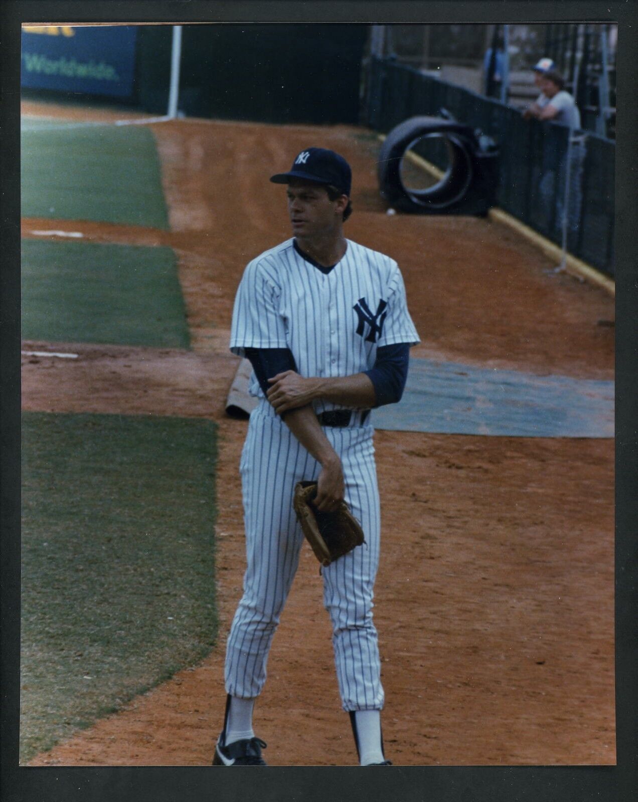 Brian Fisher 1985 Original 8 x 10 Photo Poster painting New York Yankees