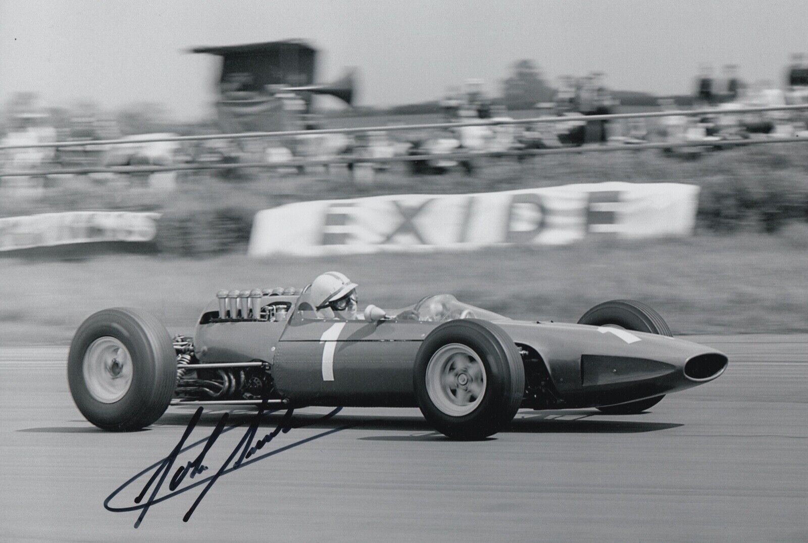 John Surtees Hand Signed 12x8 Photo Poster painting - Formula 1 Autograph - F1.