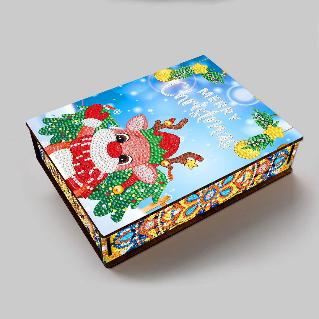 Christmas Gift Storage Box Fragments Ornaments Cosmetics Collection