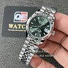 Women's Rolex Datejust 31mm Stainless steel on Jubilee with Mint Green Dial Super clone