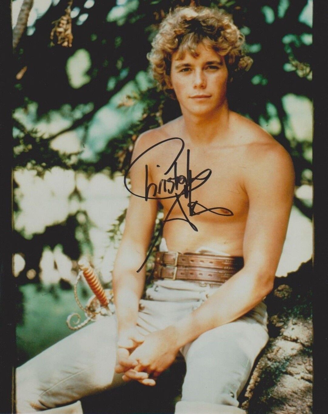 Christopher Atkins Signed Photo Poster painting - Star of The Blue Lagoon / DALLAS - SEXY!! G825