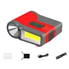 LED Hat Light with Motion Sensor IPX6 Waterproof Clip on Cap Lights (Red)