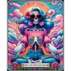(45*55cm)Skeleton - Round Partial AB Drill Diamond Painting