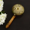 Indian Imported Vintage Handmade Brass Handheld Aromatherapy Burner