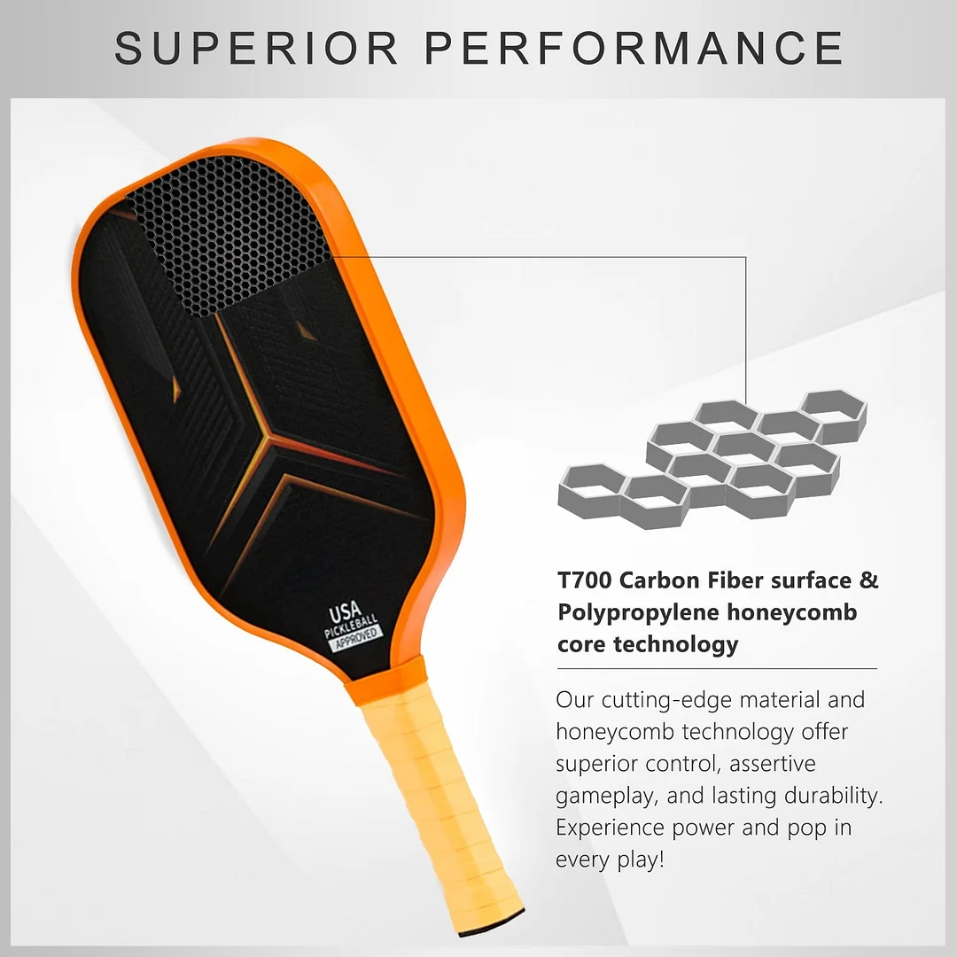 Original Paddle (16mm) T700 Sandblasted Carbon Fiber-Radial Patterns