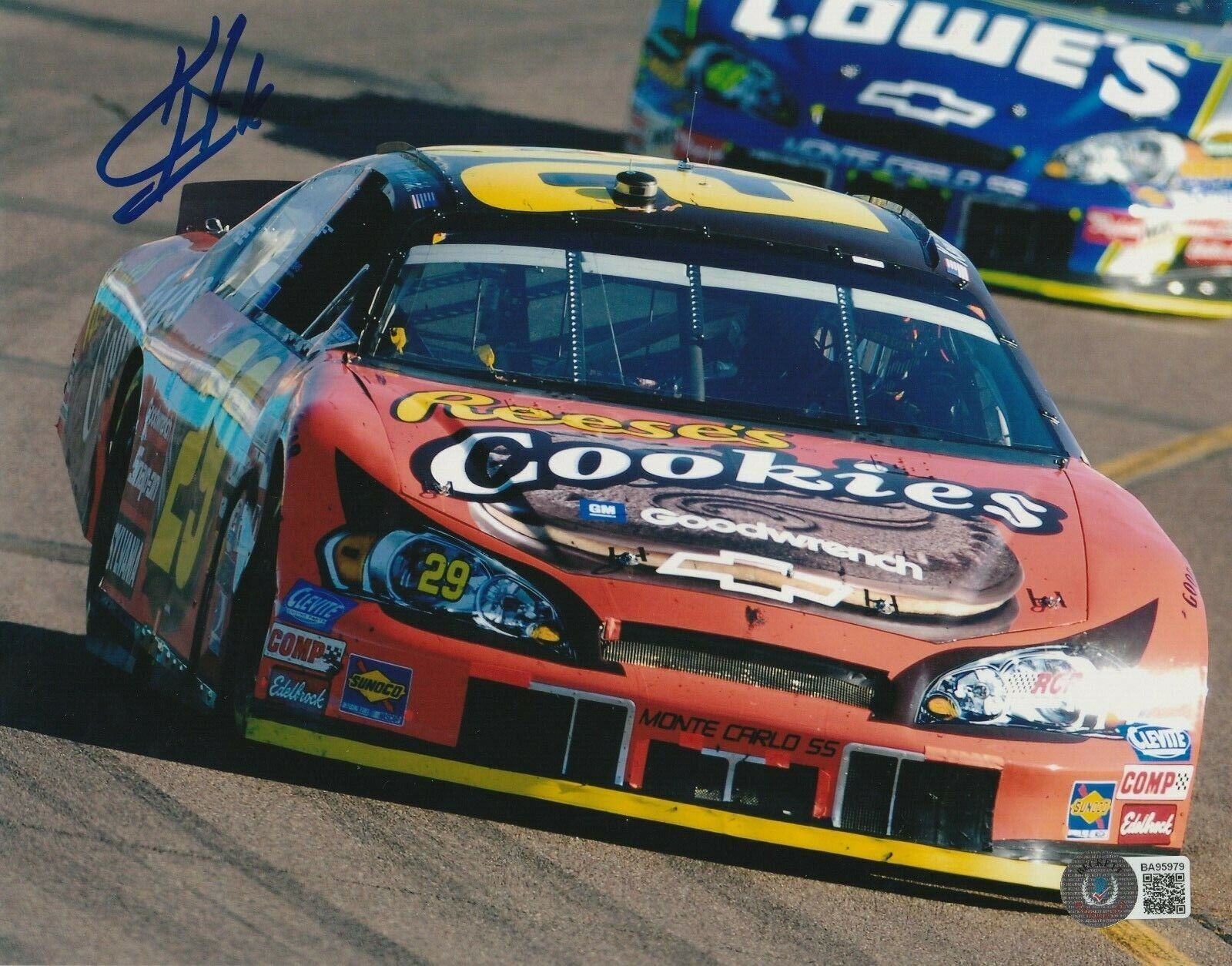 KEVIN HARVICK Signed 8x10 Photo Poster painting w/ Beckett COA (BAS)