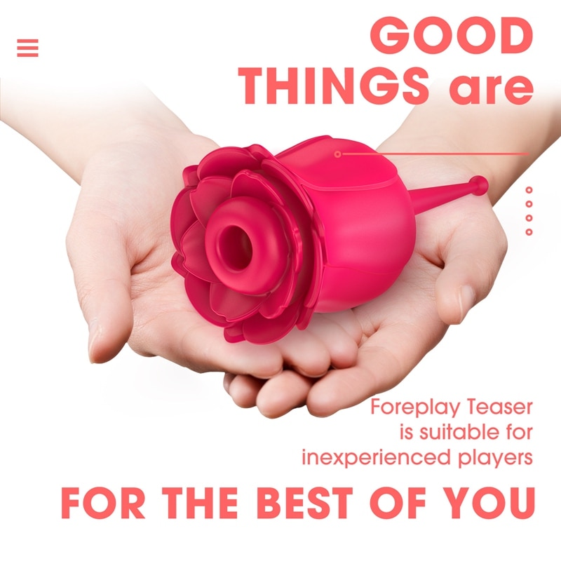 rose vibrator · portable tongue licking rose toy