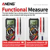 2000 Counts DC AC Voltage Tester Handheld NCV Digital Multimeter Tools (Black)