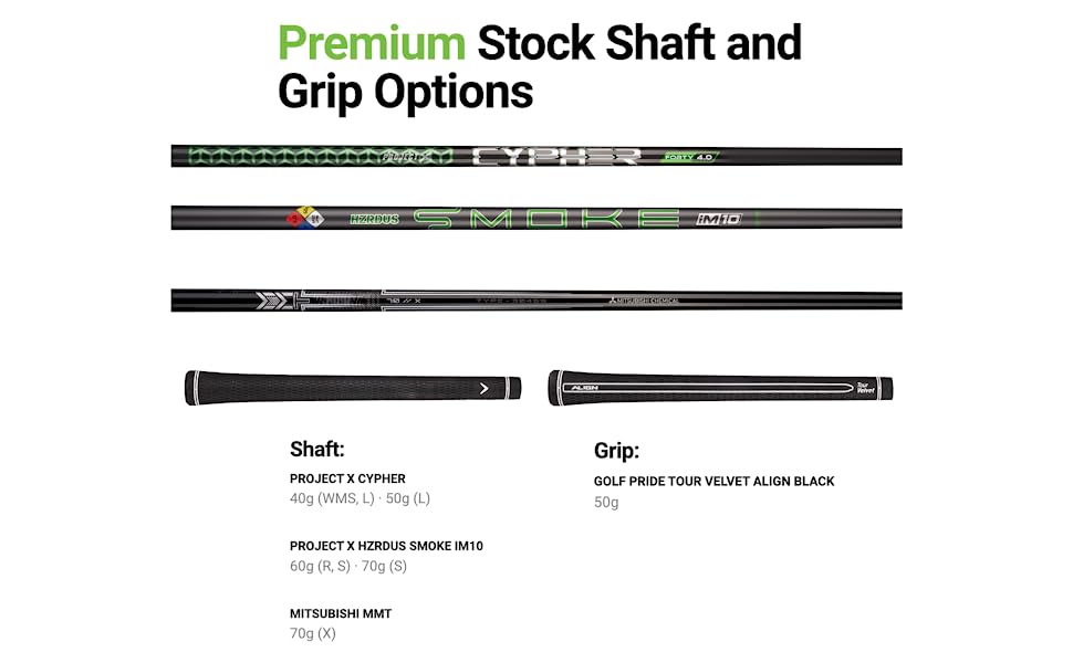 grips and shafts