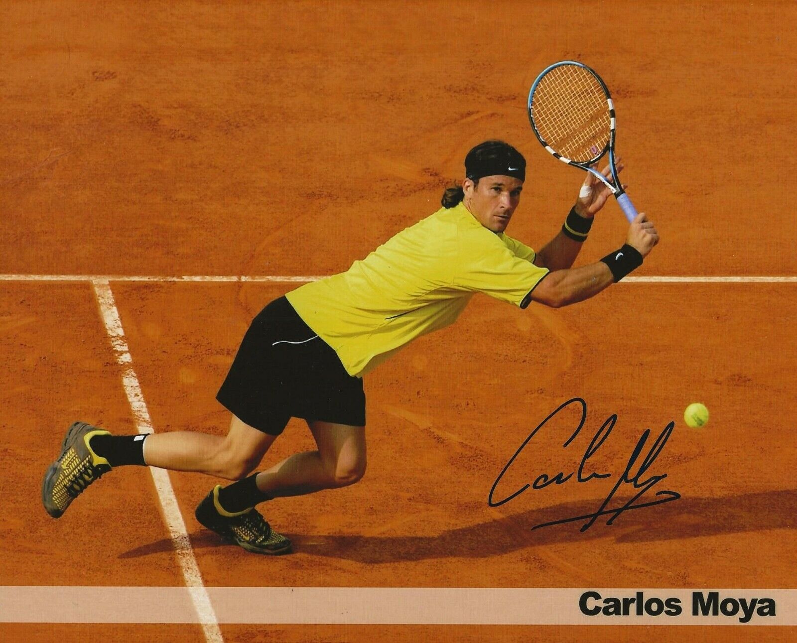 Carlos Moya signed Tennis 8x10 Photo Poster painting autographed Spain