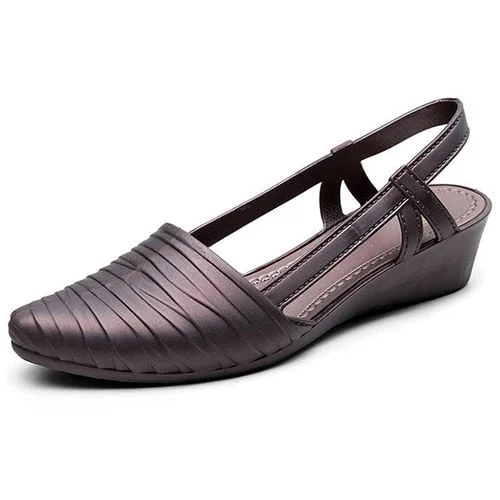 Mongw 2023 New Women&#39;s Shoes Slingbacks Footwear Woman Wedges Sandals Women Slip-on Shoes Ladies Casual Pumps Female Loafers 1127-0