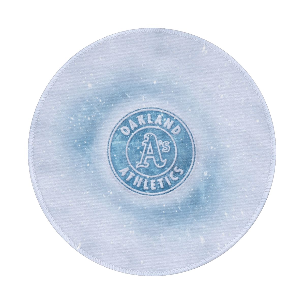 Oakland Athletics Ice Aesthetics Gaming Round Mousepad for Computer Laptop