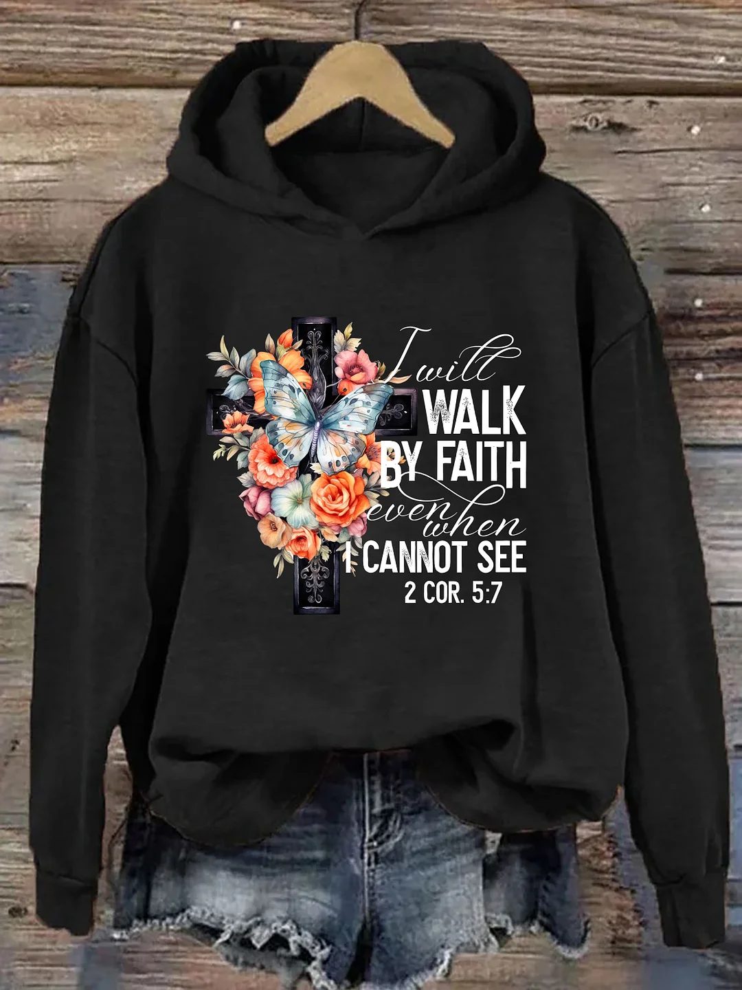 Walk by Faith Hoodie