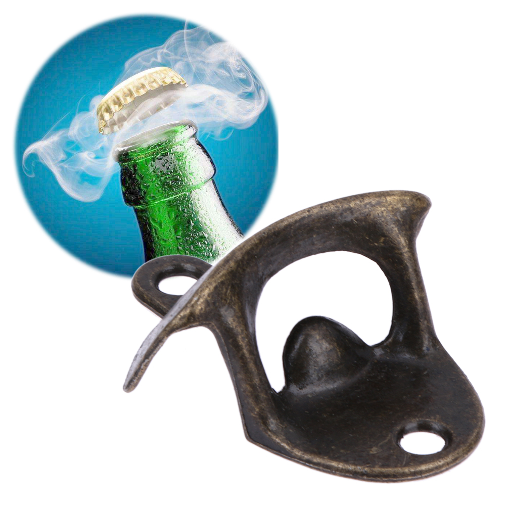 

Bottle Opener Retro Wall Mounted Vintage Beer Wine Open Tool Home Bar Decor, Paragraph 1, 501 Original