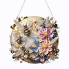 Magnifique pendentif colibris-double face perce-diamant