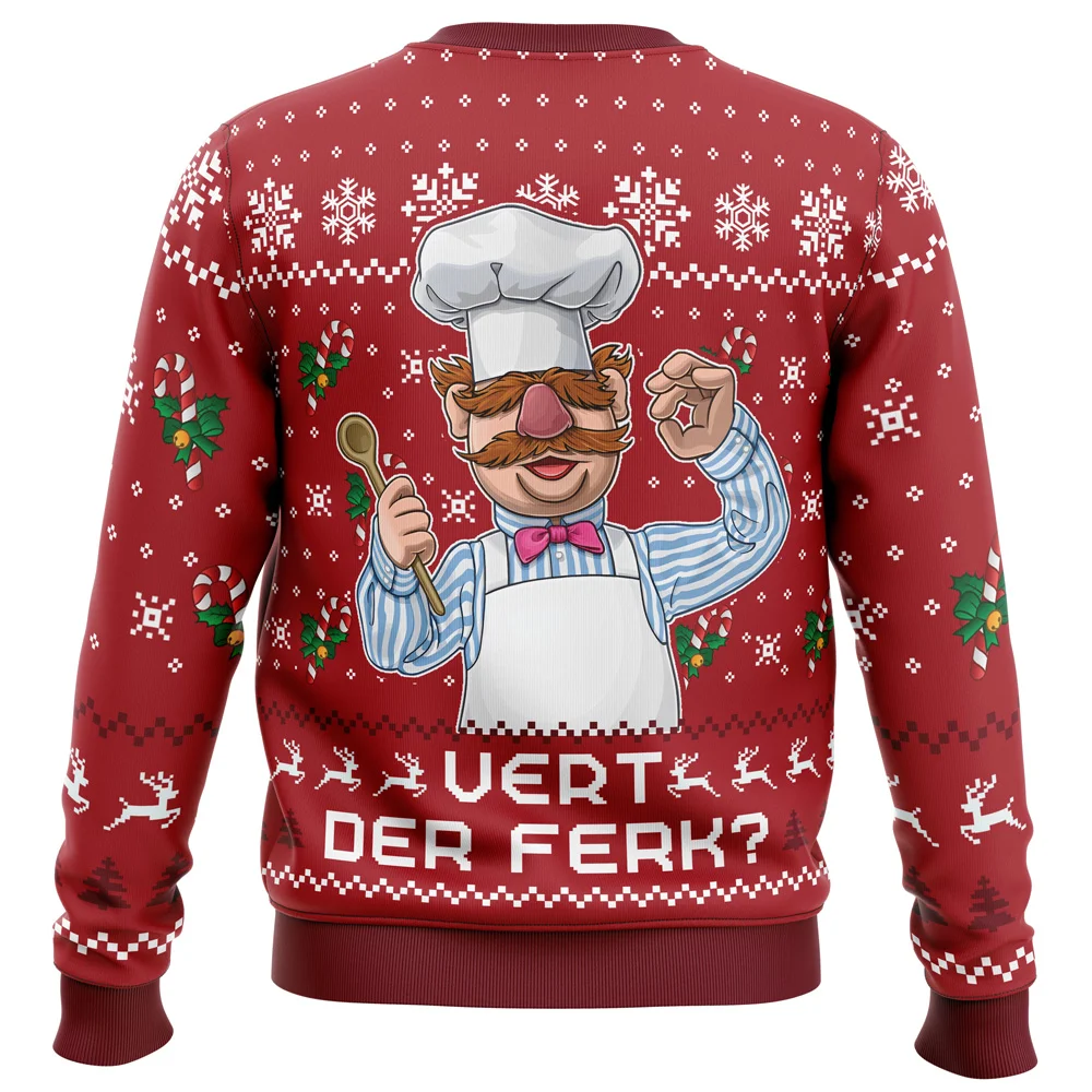 Vert Der Ferk The Muppet Show Ugly Christmas Sweatshirt