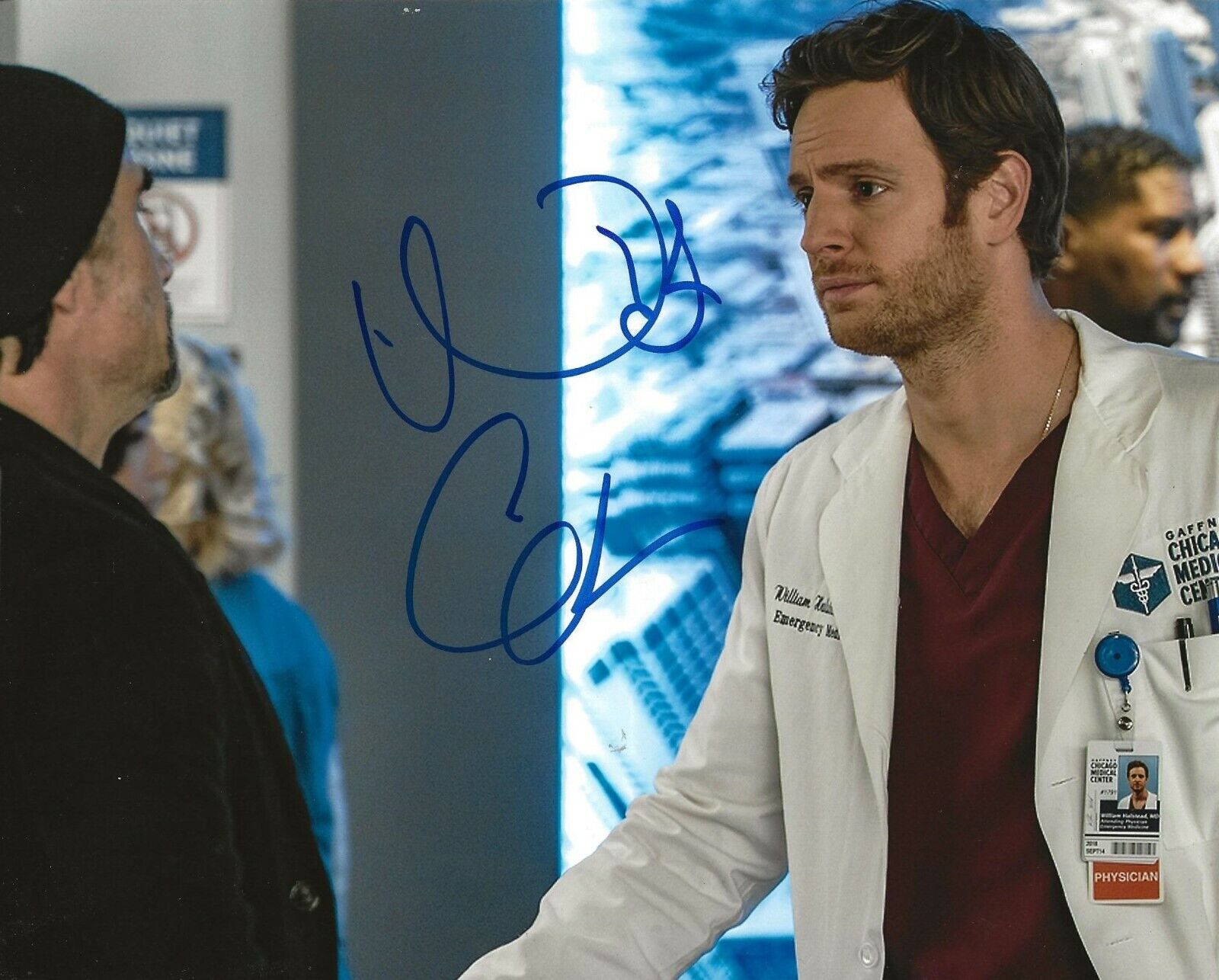 Nick Gehlfuss signed Chicago Med 8x10 Photo Poster painting autographed Dr. Will Halstead 3